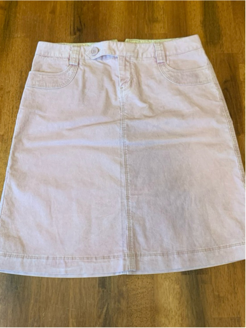 GAP Skirt Size 4 Mauve Corduroy Stretch Mini